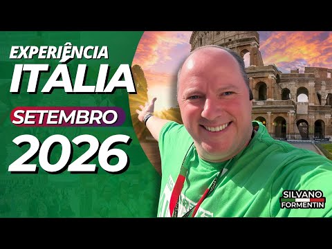 Lançamento oficial do roteiro tradicional Experiência Itália I Dia 12/02