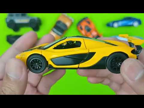 BOX FULL OF Model Cars-Honda Civic, Bugatti Divo, McLaren 650s, Audi Rs7,Ford Raptor,Ferrari #AP1430