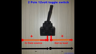 2 Pole toggle Switch and T-Tap