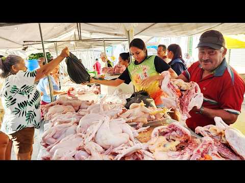 FEIRA COM GALINHA DE R$ 10,00 EM LAGOA DOS GATOS-PE. ISTO É NORDESTE!!!