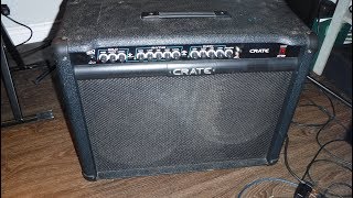 Video thumbnail for Crate GT212 120 Watt Guitar Amp Review And Demo by Kevys RC & Music