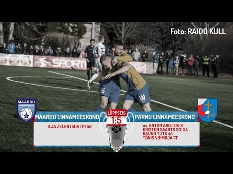 2016 Premium liiga 1. üleminekumäng: Maardu Linnameeskond - Pärnu Linnameeskond 1:5 (0:3)