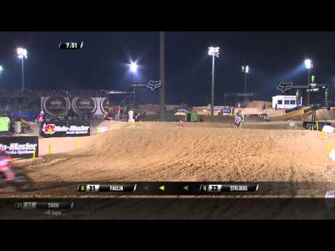 Kevin Strijbos passes Gautier Paulin MXGP of Qatar 2016