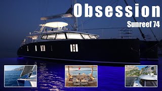 Walkthrough of a Sunreef 74 Catamaran for Sale in Florida "Obsession" Part 1 Boat Exterior