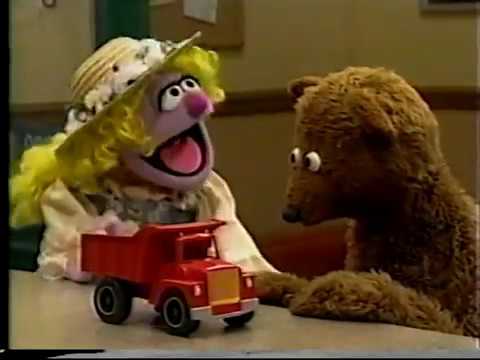 Sesame Street Baby Bear Receives a Package