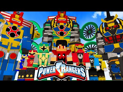 *NOVO* MOD DO MEGAZORD DOS POWER RANGERS NO MINECRAFT (poderes e muito mais) ‹‹ P3DRU ››