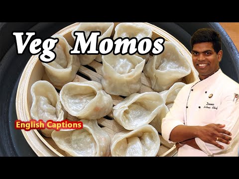 Veg Momos Recipe in Tamil | வெஜ் மோமோஸ் | How to make Momos at Home | CDK