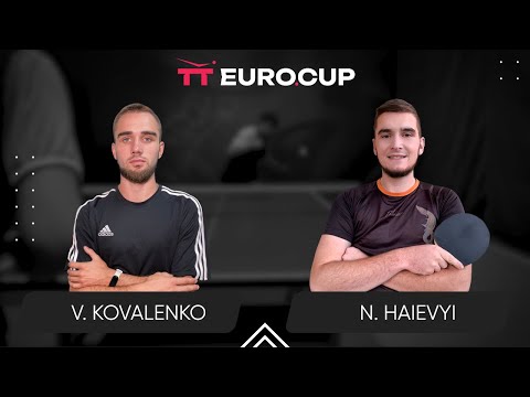 12:50 Viacheslav Kovalenko - Nazarii Haievyi 30.07.2024 TT Euro.Cup Ukraine Master. TABLE 4