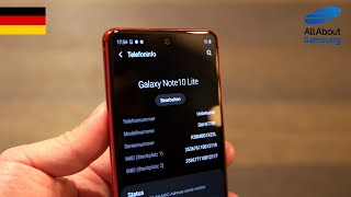 Samsung Galaxy Note10 Lite Hands On deutsch 4k