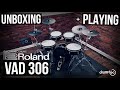 Roland VAD306 TD-17 electronic drums Unboxing & Playing by drum-tec