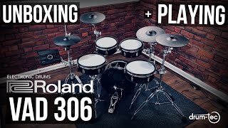 Video thumbnail for Roland VAD306 TD-17 electronic drums Unboxing & Playing by drum-tec by drumtecTV