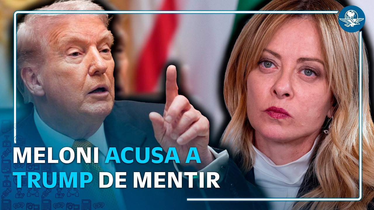 Meloni estalla contra Trump; afirma que no le rogó por una foto