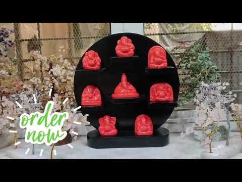 Ashtavinayak Set With Stand Collection of 8 Ganpati video