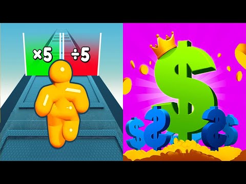 Tall Man Run VS Digit Shooter - All Level Gameplay Android iOS #2