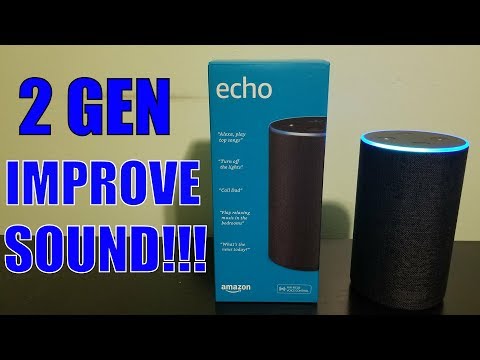Unboxing and Setup of the Amazon Echo (2 Generation)| Improve Sound!!!