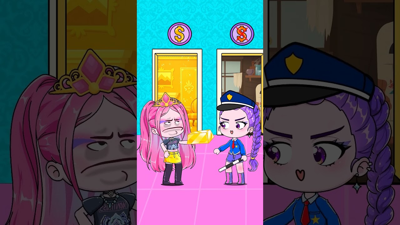 KPop Demon Hunters: Help Police Zoey Find Missing Mystery !  #shorts #kpopdemonhunters