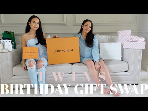 WHAT WE GOT FOR OUR BIRTHDAY ( TWINS GIFT SWAP) - AYSE AND ZELIHA