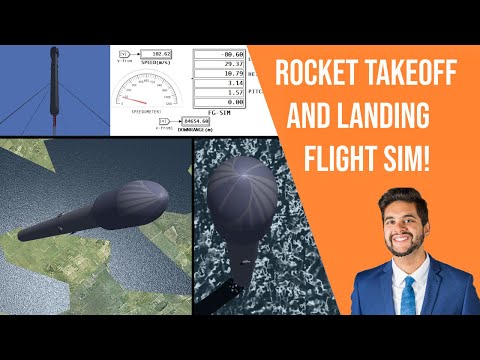 Rocket Takeoff AND LANDING! - Matlab & Simulink Tutorial