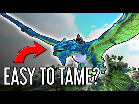 Easy Crystal Wyvern Taming with Primal Crystals in ARK: Survival Evolved.