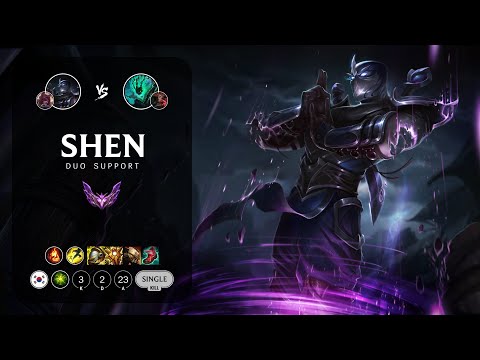 Shen Support vs Thresh - KR Master Patch 13.6