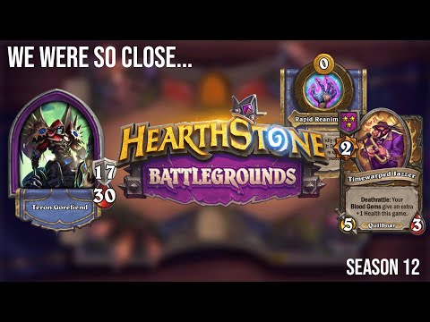 We Were so Close to Losing! Insane Quilboar Clutch | HEARTHSTONE BATTLEGROUNDS | Season 12