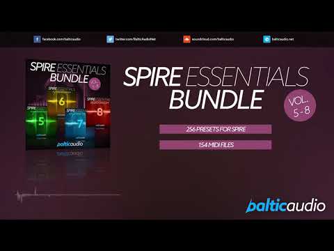 Spire Essentials Bundle (Vols 5-8) (256 Spire Presets, 154 MIDI files)