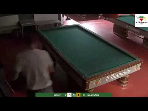 Orefice vs Monteverdi 5 1 2021 biliardo