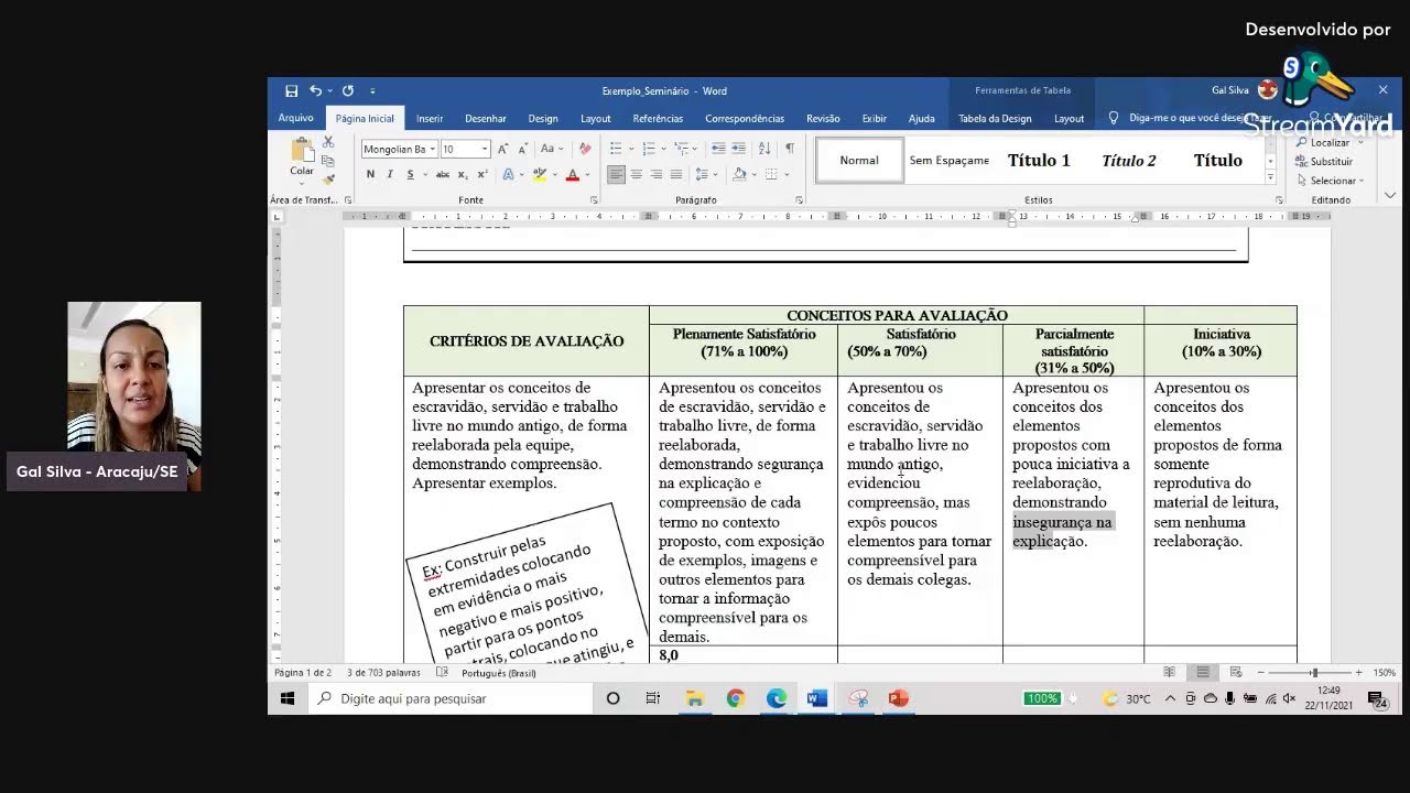 Aulão: Como avaliar por Competências e Habilidades