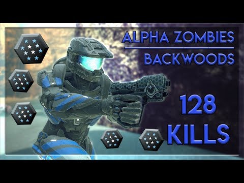 128 Kills on Alpha Zombies Backwoods | Halo 5 Infection Gameplay by Twoun