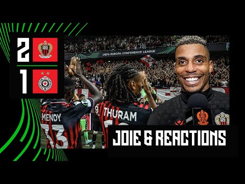 Nice 2-1 Partizan : la joie et les réactions des Aiglons