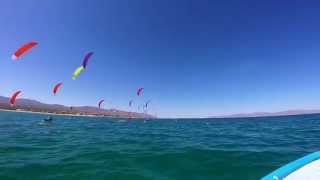 preview picture of video 'La Ventana Kite Foil Gold Cup 2015 - Race 1 Start'