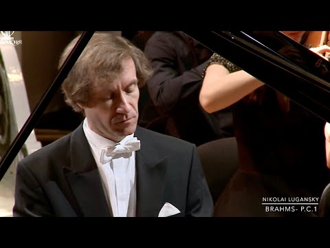 Lugansky - Brahms Piano Concerto No. 1
