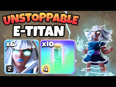 Th14 Electro Titan Rc Charge Smash Attack Strategy | Best Th14 Attack Strategy | Th14 Electro Titan