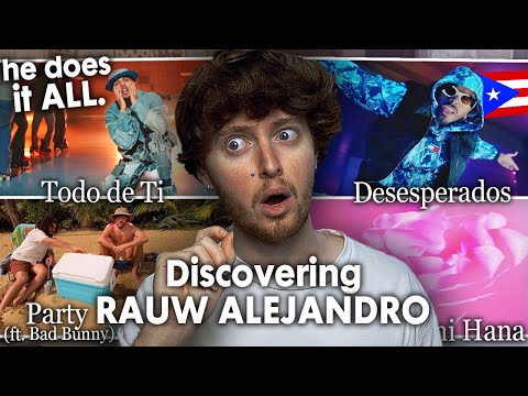 DISCOVERING RAUW ALEJANDRO! (Todo de Ti, Desesperados, Party, Hayami Hana | Reaction)