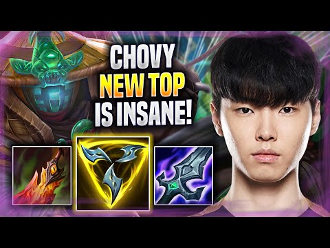 CHOVY THE NEW TOP OF GENG IS INSANE! - GEN Chovy Plays Jax TOP vs Fiora! | Season 2022