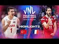 🇹🇷 TUR vs. 🇫🇷 FRA - Highlights | Week 1 | Men's VNL 2024