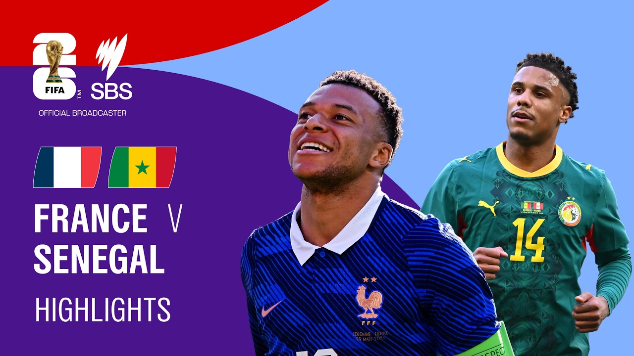 France v Senegal: FIFA World Cup 2026 Highlights Group I