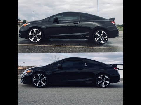 BC Racing /EXTREME LOWS/ Montage transformation 2015 Civic Si