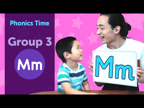 Group 3: Mm | Phonics Time with Masa and Junya | Made by Red Cat Reading