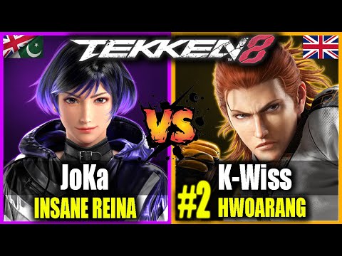 Tekken 8 - JoKa (REINA) vs K-Wiss (#2 HWOARANG) - PRO Tekken 8 Replay