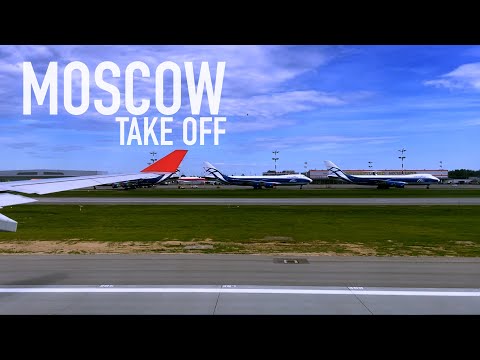 🛫Full loaded heavy Airbus A330-300 Aeroflot take off from Moscow Sheremetyevo airport