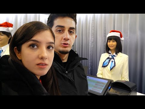 Staying at the World's First Robot Hotel! 🇯🇵 (Strangest Hotel of Japan)
