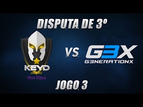 KEYD x G3X (Disputa 3° - Jogo 3) CBLoL 2015 - 2ª Etapa
