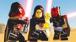 LEGO Star Wars TFA All Emperor Palpatine (EpIV), Darth Vader & Darth Maul Abilities & How to Unlock