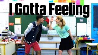 Just Dance &quot;I GOTTA FEELING&quot; | Gameplay by DIEGHO SAN &amp; DINA