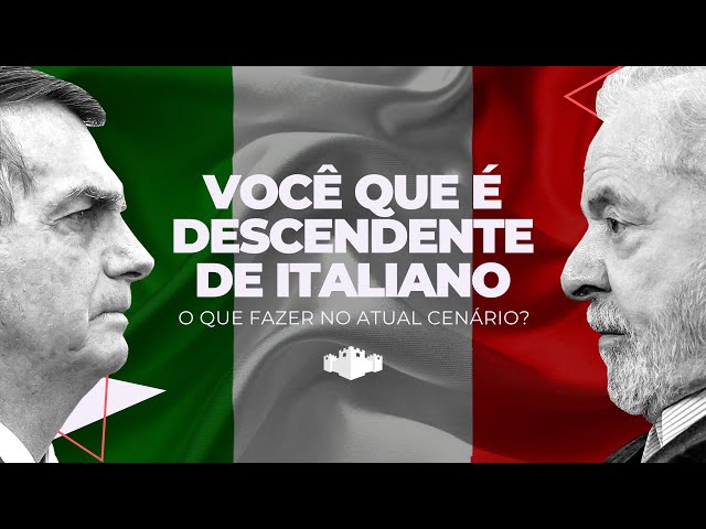 Você que é descendente de italiano, o que fazer?