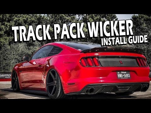 Mustang 15-23 Track Pack Wicker Bill Install Guide | ZL1 Addons
