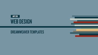 Dreamweaver Templates