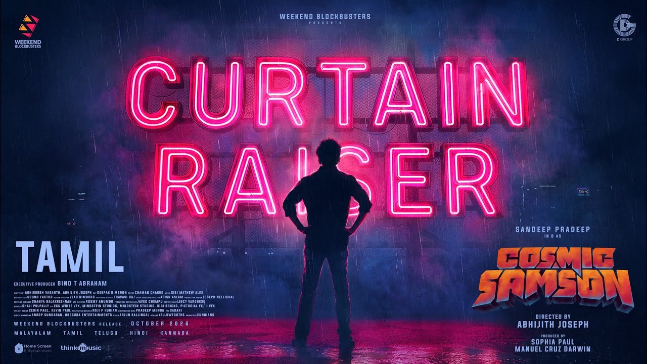 Cosmic Samson - Curtain Raiser (Tamil) | Sandeep Pradeep | Abhijith Joseph | Weekend Blockbusters