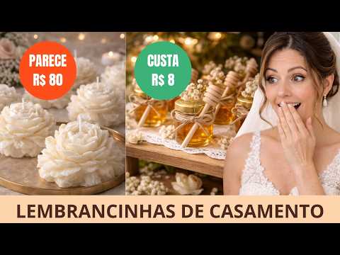 PARECE CARO, MAS NÃO É! Lembrancinhas lindas e baratas que vão encantar seus convidados